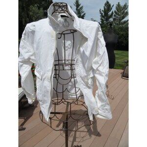 Royal New Zealand Sea Cadets White Jacket Silver Fern Made In New Zealand L